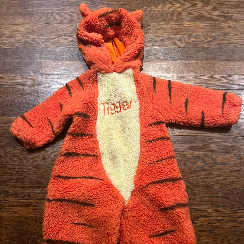 Orange Tiger Kids Halloween Costume